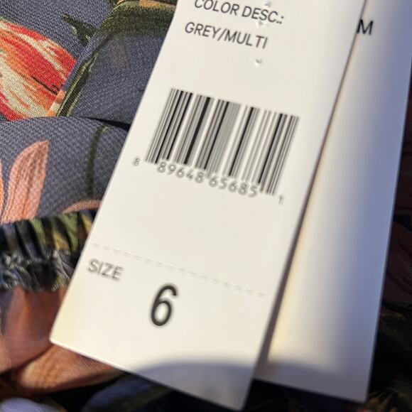 Julia Jordan Sweetheart Floral Puff Sleeve Fit & Flare Dress Size 6 NWT $119 - Picture 11 of 13